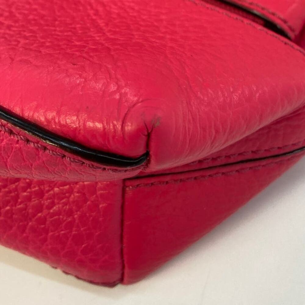 KATE SPADE HOT PINK PEBBLED LEATHER CROSSBODY BAG (ASIS) - Picture 12 of 16